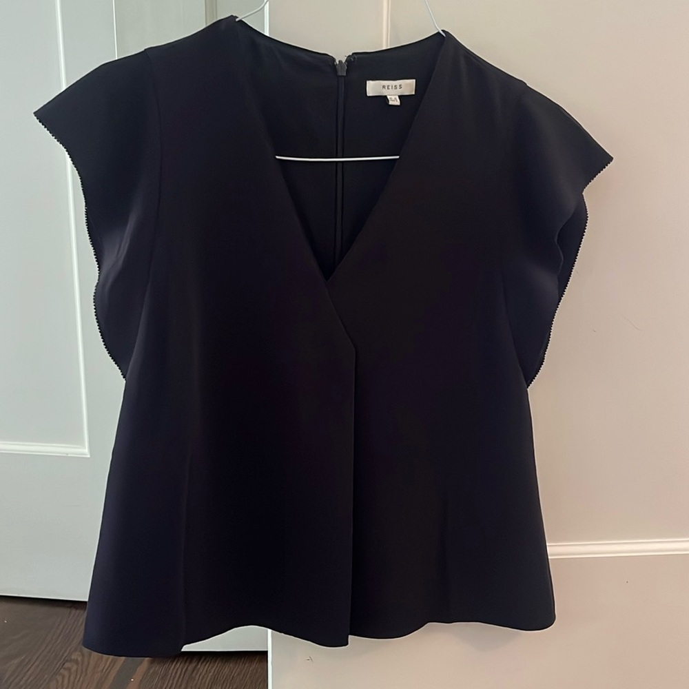 Reiss black blouse. Size 2. Perfect condition